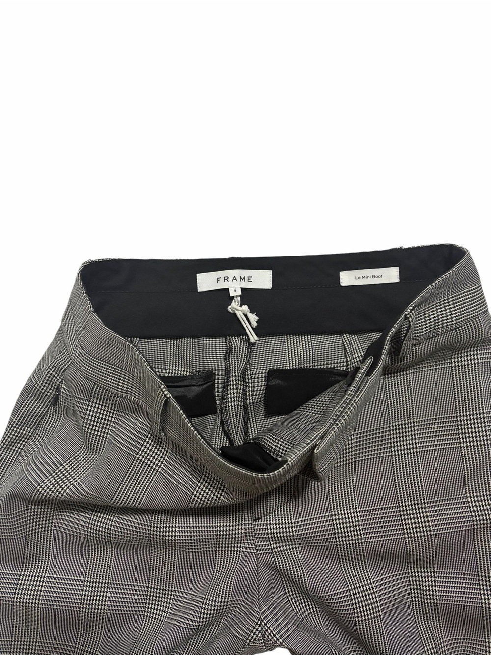 NWOT-Frame Le Mini Boot Flare Pants Size 4 - Picture 3 of 9